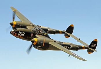 Caza bombardero P38 Estados Unidos